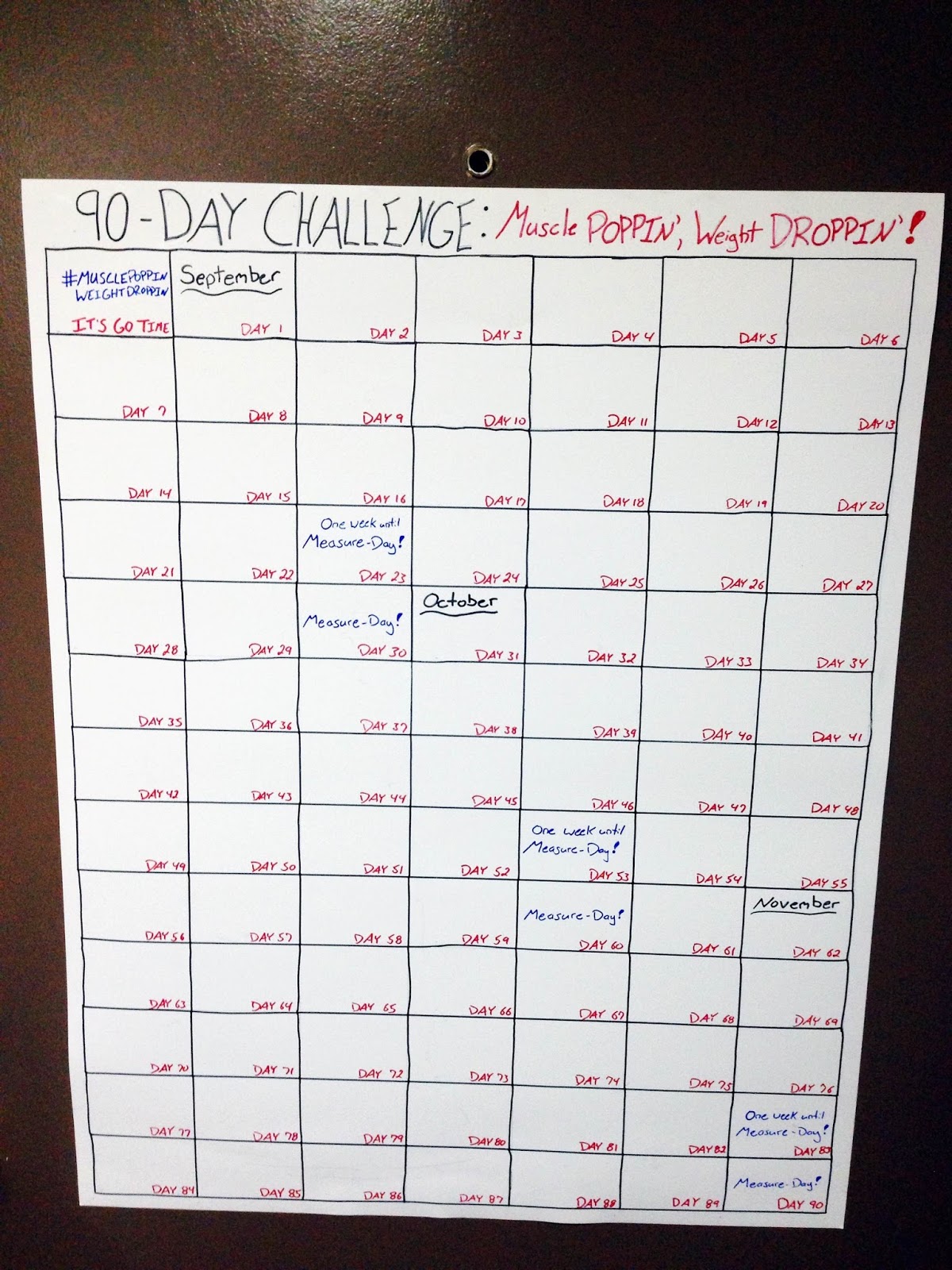 Cause You Gotta Have Faith 90 Day Challenge Muscle Poppin