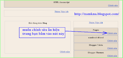 Hướng dẫn tạo thêm trang cho blogspot cực đẹp và nhanh - by: http://namkna.blogspot.con/