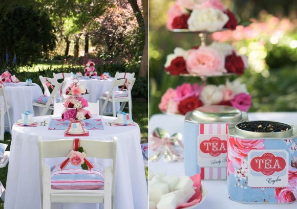 Tea Party Wedding Theme Some of the best colors for spring 2011 wedding are 