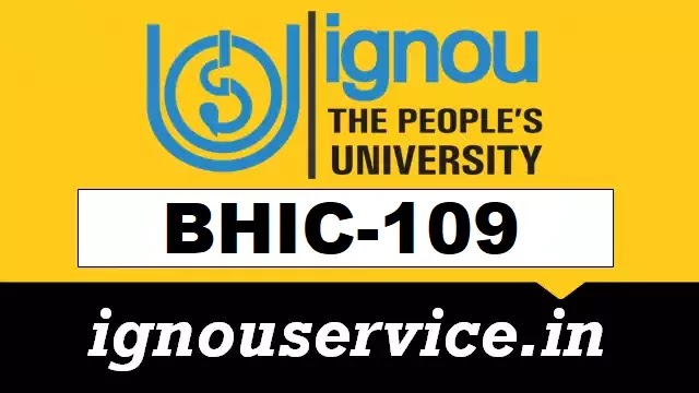 BHIC-109 Solved Assignment English Medium 2025-26