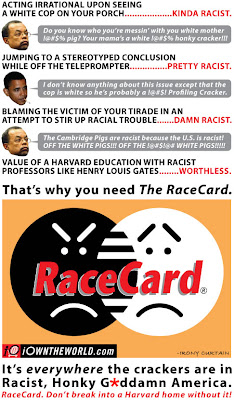 henry gates harvard obama racist racecard