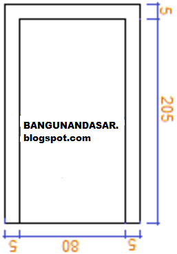 Cara Mudah Menggambar Pintu Menggunakan Software Autocad || BANGUNANDASAR