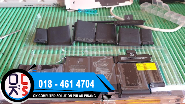 SOLVED : KEDAI MACBOOK KULIM | MACBOOK PRO 13 A1502 | BATTERY FAN DRAIN PROBLEM | NEW BATTERY REPLACEMENT