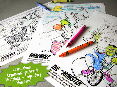 Monster Coloring Pages