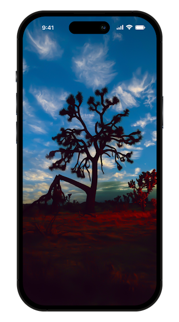 JOSHUA TREE PHOTO TO USE AS WALLPAPER IN IOS 16 APPLE IPHONE