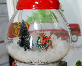 Bubble Gum Machine Waterless Snow Globe Tutorial