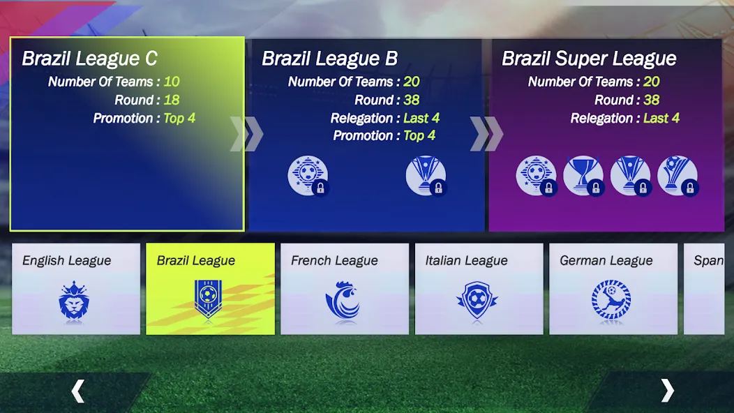 تحميل لعبة football league 2023 للاندرويد أخر إصدار