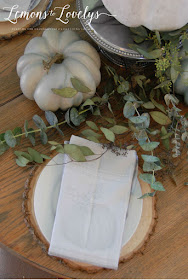 Fall Tablescape - tap to see more pictures and sources on the blog www.lemonstolovelys.blogspot.com