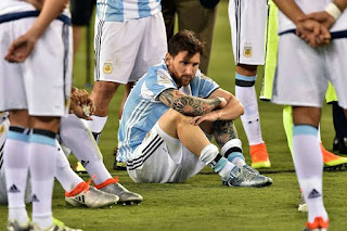 Messi retires from national team after Argentina's Copa loss,Copa America , Argentina national football team , Lionel Messi , Chile , Cuba, America's centennial , Chile national football team,Messi ,argentina vs chile