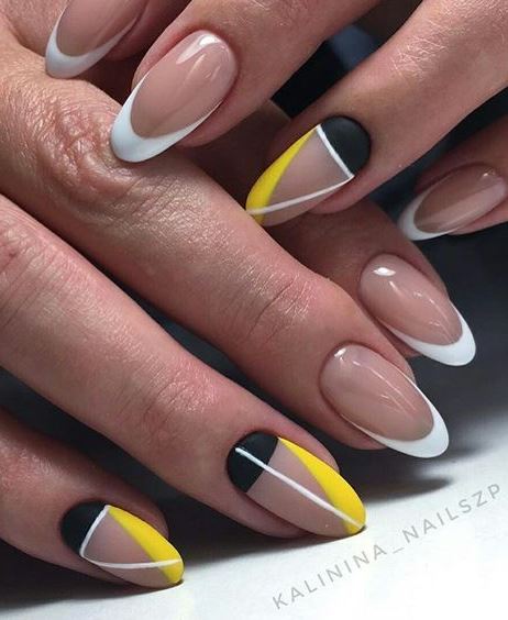 trendy nail design for summer 2018