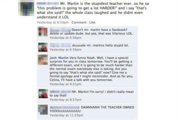 facebook status funny. Mr.Martin - Funny Facebook Status Fail