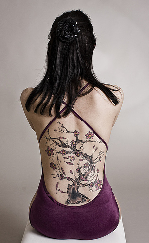 Tree Tattoos For Sexy Ladies