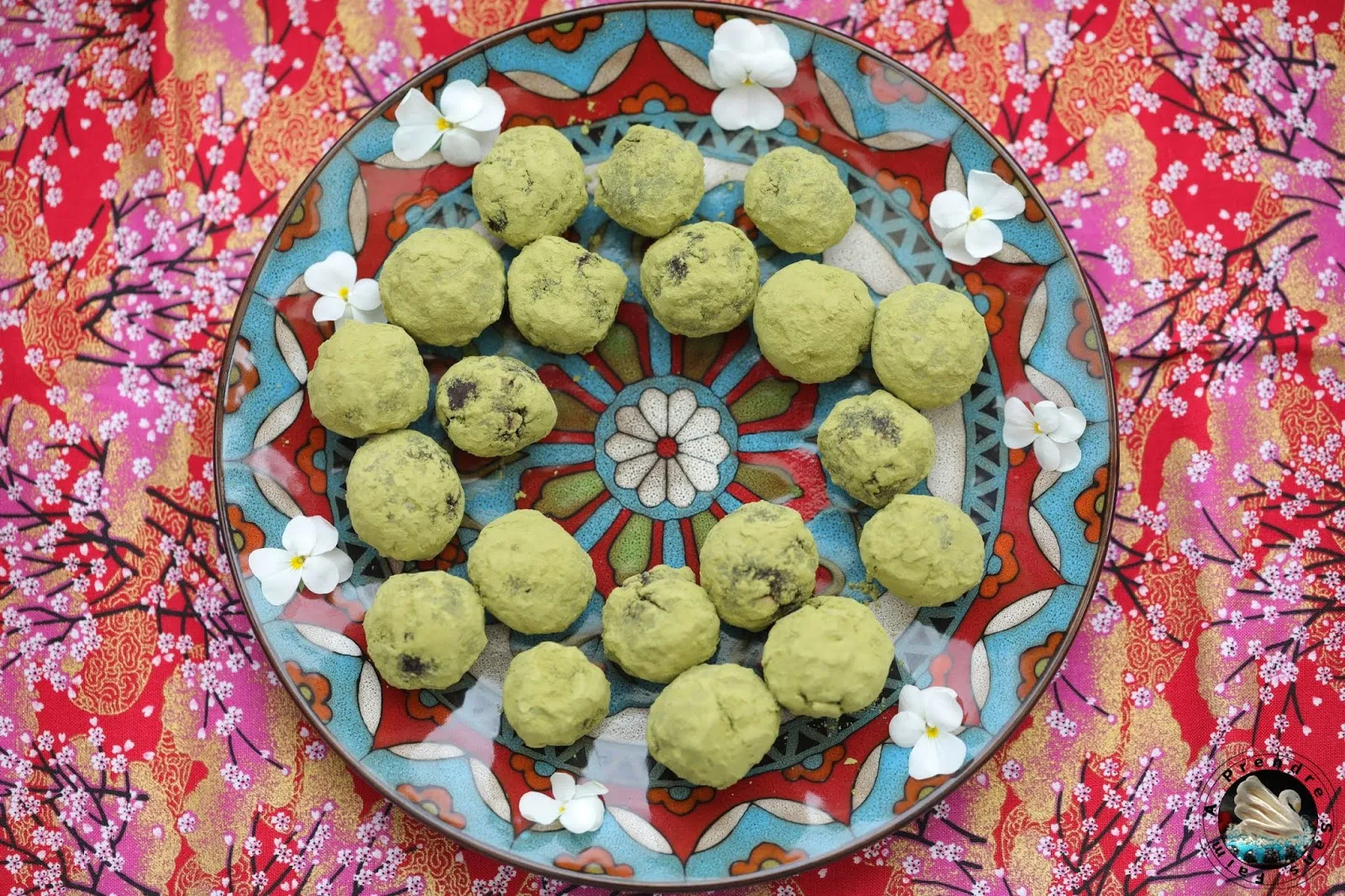 Energy balls matcha chocolat