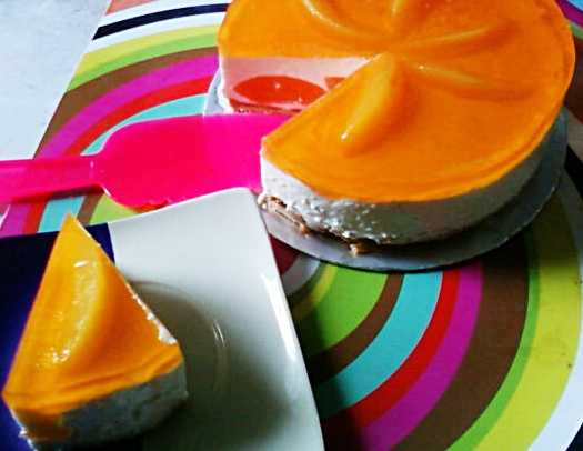 PASTRIES DELIGHT: CHILLED PEACH CHEESE CAKE