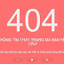 TẠO TRANG BÁO LỖI 404 BẰNG CSS TUYỆT ĐẸP CHO BLOGGER