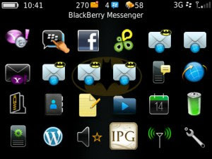 Tema Batman untuk BlackBerry