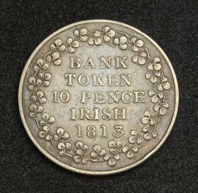 Ireland Silver 10 Pence Token Coin