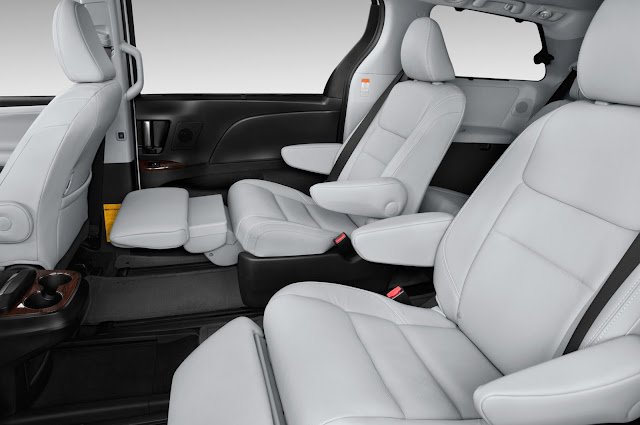 Interior of 2015 Toyota Sienna