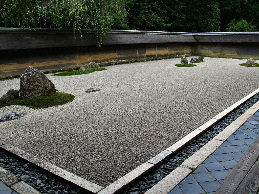 Japanese Zen Rock Garden