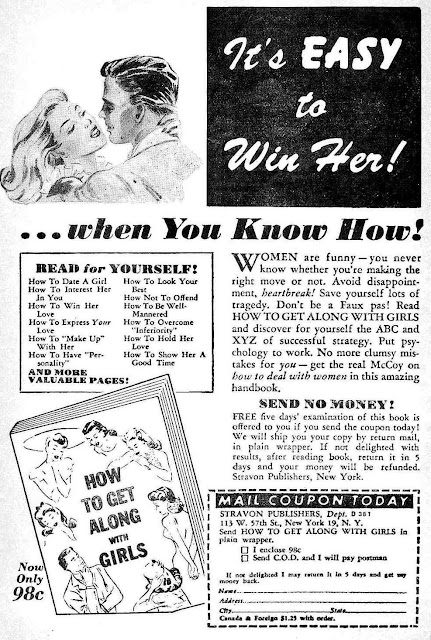 How to attract women comic book advertisement