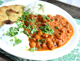 Oppskrift Chana Masala Indisk Kikertgryte Krydder Galanga Kokosmelk Vegansk Vegetar