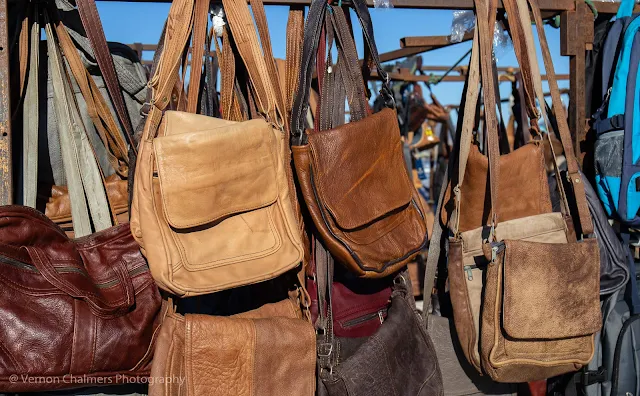 Hand-made leather bags and goods. All produced from factory off-cuts