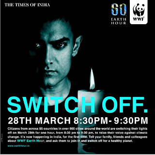 amir khan,aamir,earth hour,indian add,global warming