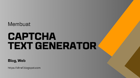 Membuat Captcha Text Generator