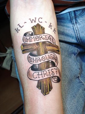 Cross Tattoos Design on Hand