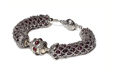 Web of Silver Bracelet by Marla Gulotta