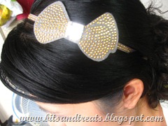 gray bow headband gray bow headband