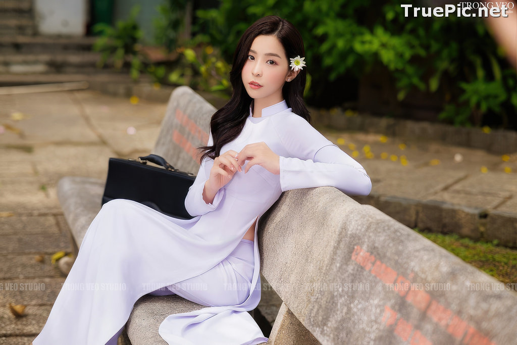 Image Vietnamese Model - Beautiful Girl and Daisy Flower - TruePic.net (129 pictures) - Picture-24