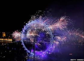 New Year Fireworks London