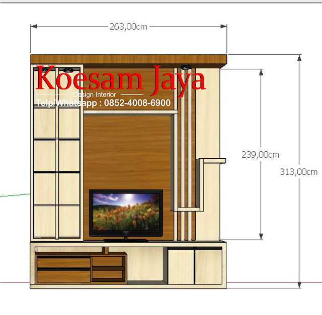 desain rak tv solo