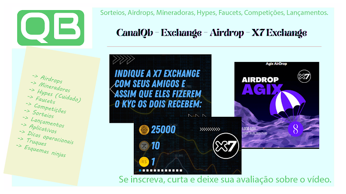 Exchange - Airdrop - X7 Exchange - Até 14-06-2023
