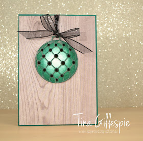 scissorspapercard, Stampin' Up!, Art With Heart, Heart Of Christmas, Merry Christmas To All, Detailed Baubles Thinlits, Wood Textures DSP