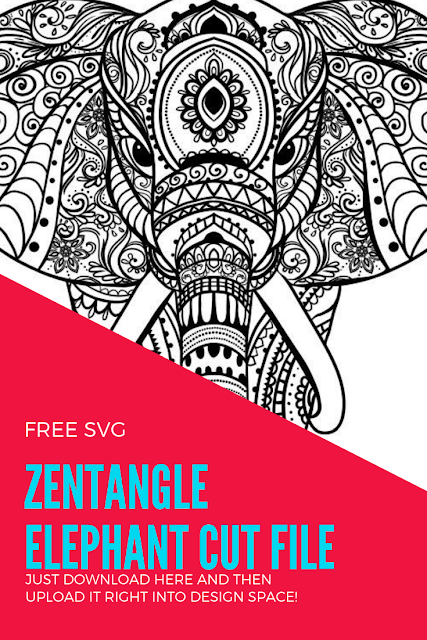 Download Chaos And Crafts Design Free Zentangle Elephant Svg