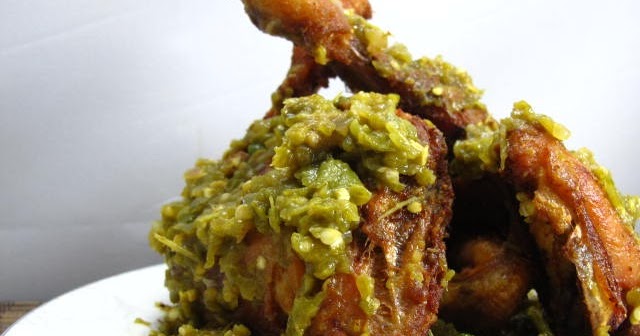 Ayam Goreng Cabai Hijau: Cetar Menampar ^_^  Just Try & Taste