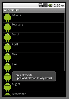 Load ListView in background AsyncTask