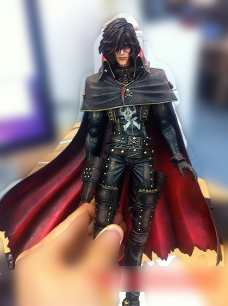 Square Enix Play Arts Kai Captain Harlock Figure