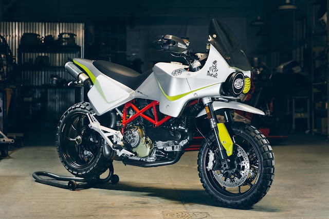 Ducati Hypermotard Dakar Rally by Walt-Siegl - #Ducati #Hypermotard #Dakar #Rally #WaltSiegl #motorbikes #bikes