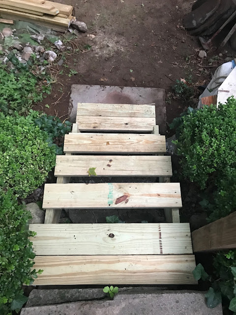 wood stairs