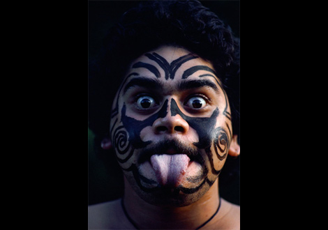 maori face tattoo