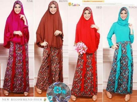 Desain Baju Muslim Wanita Terbaru untuk Lebaran Foto 