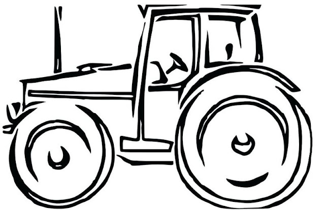 Free Printable International Tractor Coloring Pages Pdf for Kids