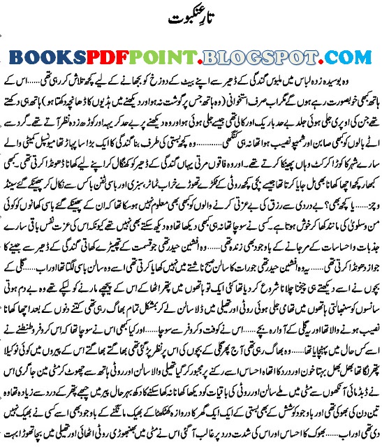 Content-pages-of-taar-e-ankaboot-romantic-books-pdf-point