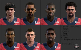 Facepack LOSC Lille PES 2013 by Tunizizou