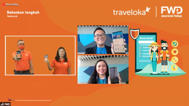 Beli asuransi FWD lewat aplikasi Traveloka