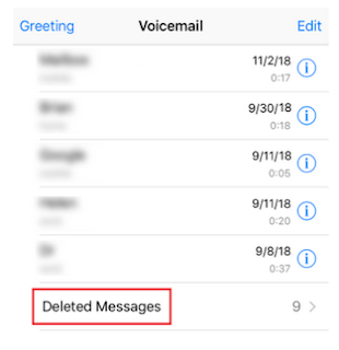 Cara Menghapus Voicemails di iPhone