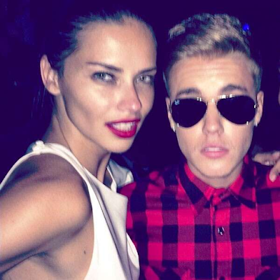 Adriana Lima  & Justin Bieber